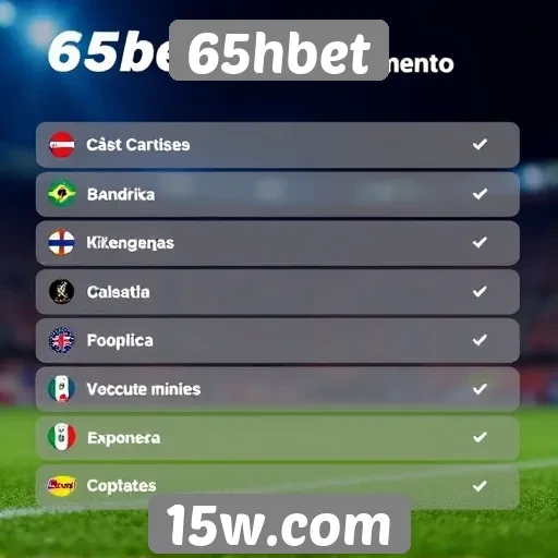Métodos de pagamento aceitos no site 65hbet